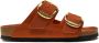 Birkenstock Oranje Leren Sandalen met Verstelbare Banden Orange Dames - Thumbnail 19