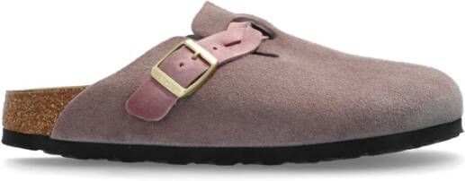 Birkenstock Klompen Boston Gevlochten Purple Dames