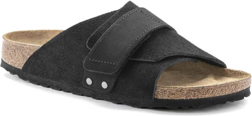 Birkenstock Smal Woestijn Buck Zwart Kyoto Zwart Heren - Foto 3