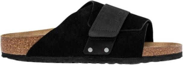 Birkenstock Kyoto Sandalen met Velcro Sluiting Black Heren