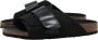 Birkenstock Kyoto Sandalen Zwart Velours Leer Black Dames - Thumbnail 10
