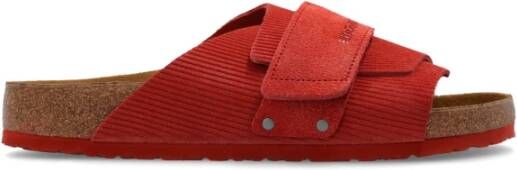 Birkenstock Kyoto slides Rood Heren