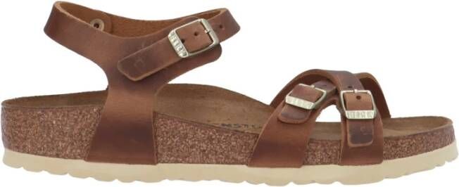 Birkenstock Kumba Dames Sandalen Cognac Narrow fit | Cognac | Nubuck - Foto 5