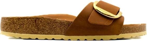 Birkenstock Leren Sandalen Madrid Style Brown Dames