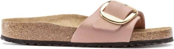 Birkenstock Leren Sliders voor Vrouwen Roze Dames