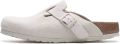 BIRKENSTOCK Instappers Dames Boston Suède Beige - Ecru