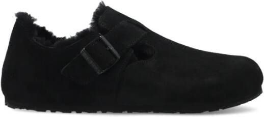 Birkenstock London Shearling Schoenen Black Heren