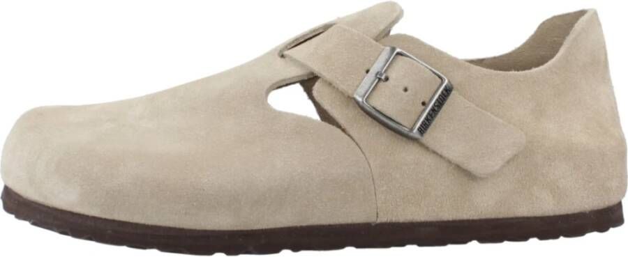Birkenstock London Ballerina`s Beige Dames
