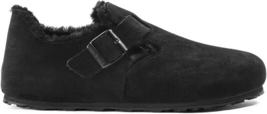 Birkenstock London Shearling Schoenen Black Heren