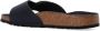 Birkenstock Low-Top Sneakers Sandale Madrid Big Buckle Natural Leather in zwart - Thumbnail 3
