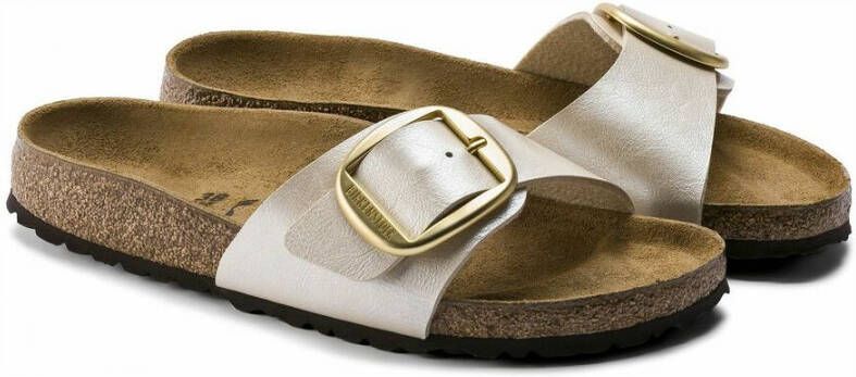 BIRKENSTOCK Slippers Dames Madrid Big Buckle Dames Maat: 40 Materiaal: Leer Kleur: Wit - Foto 12
