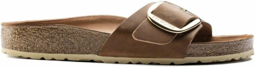 Birkenstock Madrid Big Buckle Platte Sandalen Brown Dames