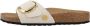 Birkenstock Madrid Big Buckle Rivet Flip Flops Beige Dames - Thumbnail 11