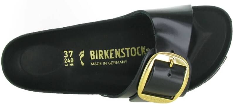 Birkenstock Madrid Big Buckle Sandalen Black Heren