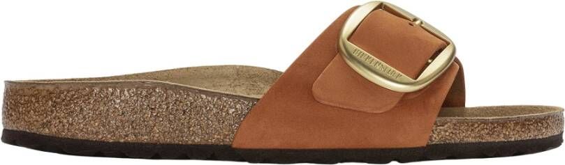 Birkenstock Madrid Big Buckle Sandalen Bruin Dames