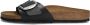BIRKENSTOCK Slippers Dames Madrid Big Buckle Dames Maat: 36 Materiaal: Leer Kleur: Zwart - Thumbnail 4