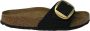 BIRKENSTOCK Slippers Dames Madrid Big Buckle Maat: 39 Materiaal: Nubuck Kleur: Zwart - Thumbnail 3