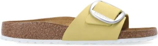Birkenstock Madrid Big Buckle Slippers Geel Dames