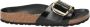 Birkenstock Low-Top Sneakers Sandale Madrid Big Buckle Natural Leather in zwart - Thumbnail 12