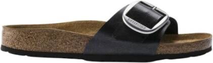 BIRKENSTOCK Slippers Dames Madrid Big Buckle Dames Maat: 42 Materiaal: Leer Kleur: Zwart - Foto 9