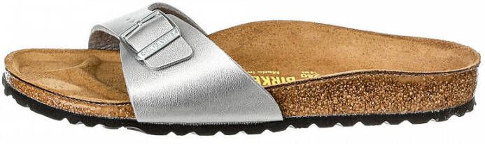 Birkenstock Zilveren Slide Sandalen Madrid Stijl Gray - Foto 14