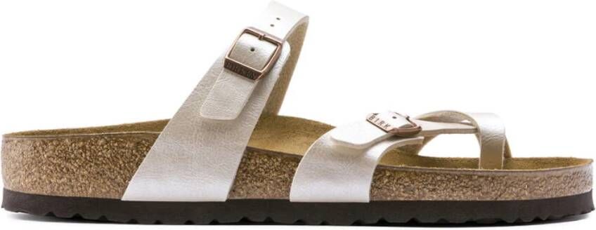 Birkenstock Mayari BF Graceful Regular Dames Slippers Pearl White - Foto 7