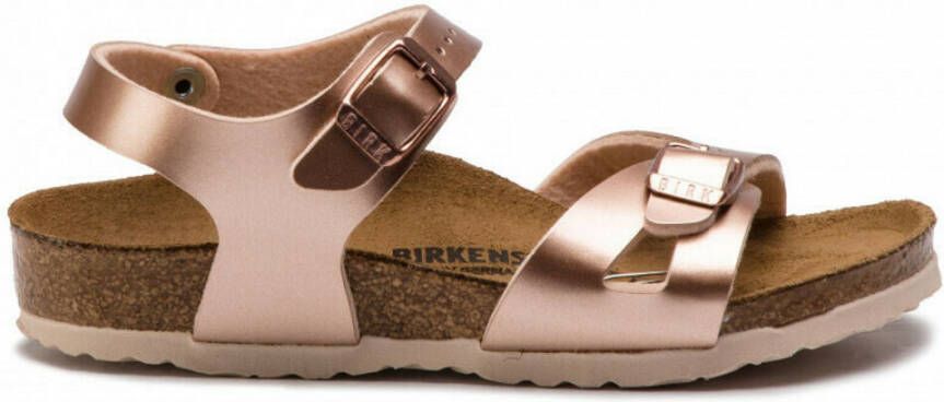 Birkenstock Rio Kids Sandalen Electric Metallic Copper Narrow fit | Goud | Imitatieleer - Foto 13