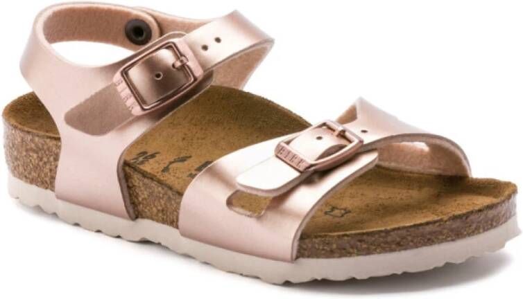 Birkenstock Metal-Koper Sandalen Pink Dames