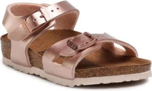Birkenstock Metal Rio Sandalen Yellow Dames
