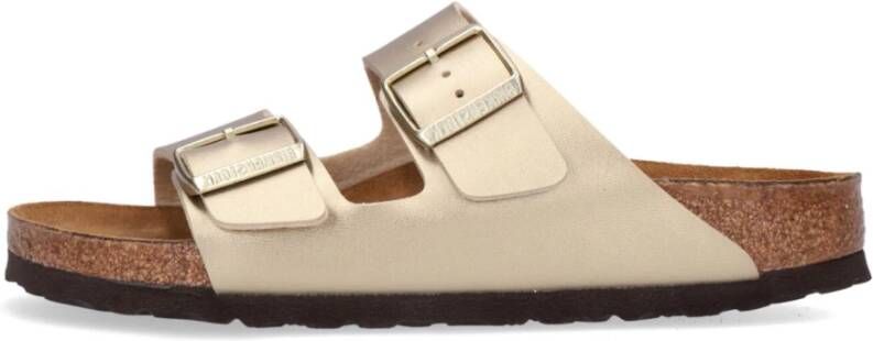 BIRKENSTOCK Slippers Arizona Maat: 42 Materiaal: Leatherlook Kleur: Goud - Foto 17
