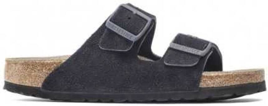 Birkenstock Midnight Sliders Stijlvol en Comfortabel Schoeisel Zwart Unisex