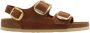 Birkenstock Milano Platte Sandalen voor Moderne Vrouwen Brown Dames - Thumbnail 1