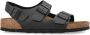 Birkenstock Zwarte Sandalen met Leren en Synthetische Voering Black - Thumbnail 4