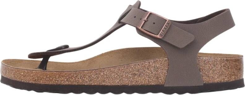 Birkenstock Minimalistische bruine sandalen voor nen en