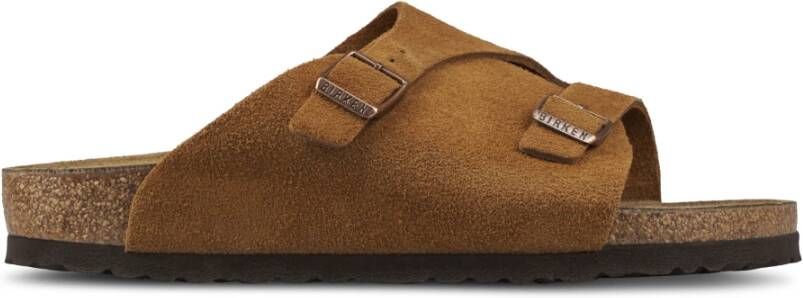 Birkenstock Platte Sandalen Zurich Mink Bruine Moccasin Brown - Foto 3