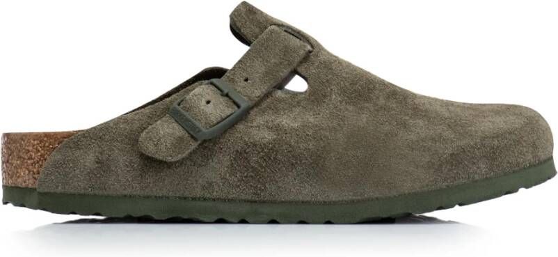 Birkenstock Moderne Suède Tijm Sandalen Green Heren