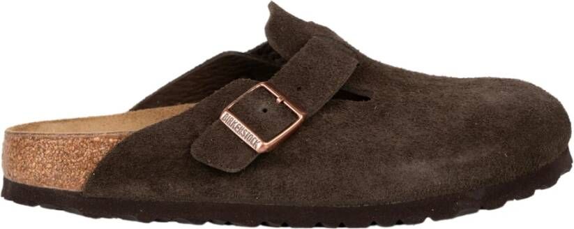 Birkenstock Mokka Suède Sandaal Boston Stijl Brown - Foto 2