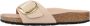 Birkenstock Madrid Narrow Big Buckle Natural Leather Patent High-Shine New Beige - Thumbnail 36