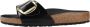 Birkenstock Natuurlijk Leder Madrid Sandalen Black Dames - Thumbnail 1