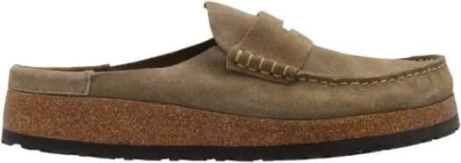 Birkenstock Naples Slides Beige Heren