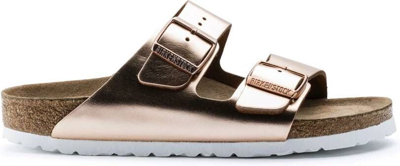 Birkenstock Natuurlijke Leren Sandalen Multicolor Dames