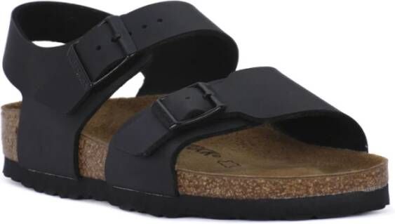 Birkenstock New York Kids Sandalen Black Narrow-fit Zwart Imitatieleer - Foto 5