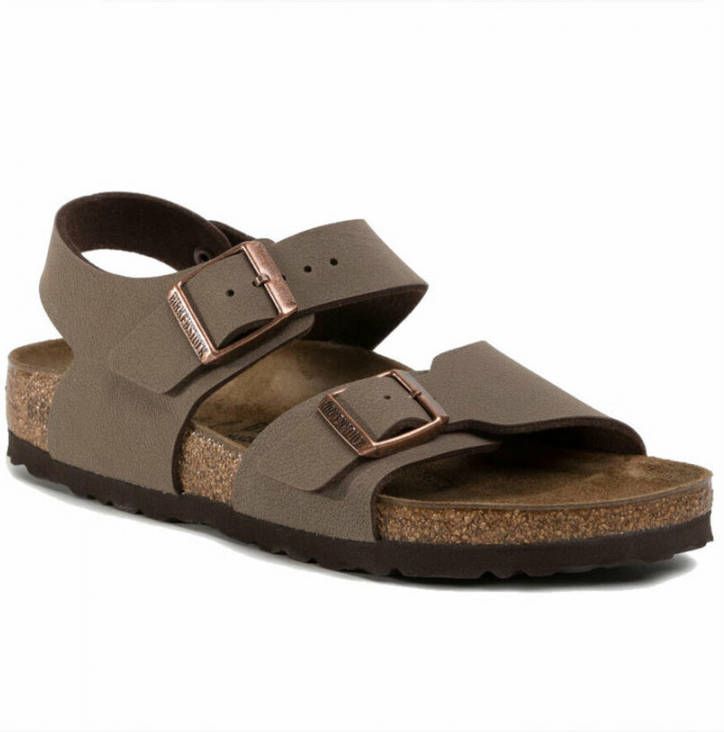 Birkenstock New York Junior Birko Flor BC Narrow Junior Sandaal Donkerbruin - Foto 8