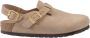 Birkenstock Nubuk Gesloten Klomp Sandcastle Comfort - Thumbnail 1