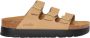 Birkenstock Nubuk Platform Sandalen in Sandcastle - Thumbnail 1