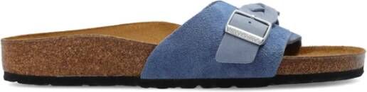 Birkenstock Oita Gevlochten slides Blue Dames