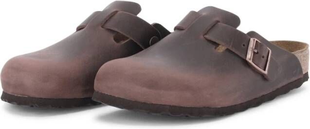Birkenstock Olielederen sandalen met anatomisch voetbed