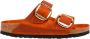 Birkenstock Oranje Leren Sandalen met Verstelbare Banden Orange Dames - Thumbnail 45