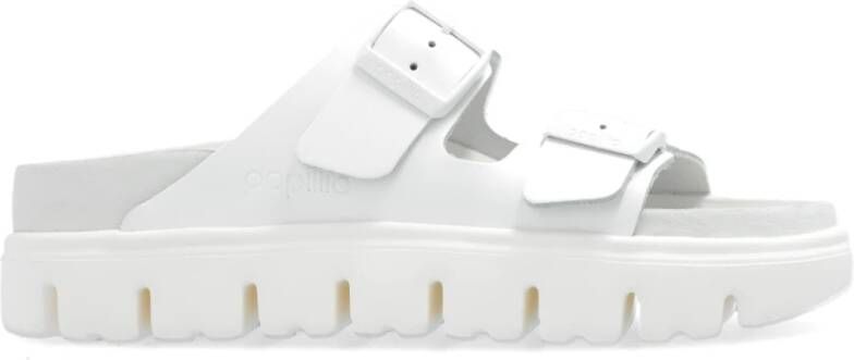 Birkenstock Chunky Witte Sandaal Exquisite Stijl White Dames