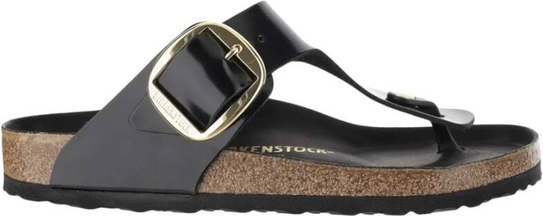 Birkenstock Patentleren Slippers Black Dames